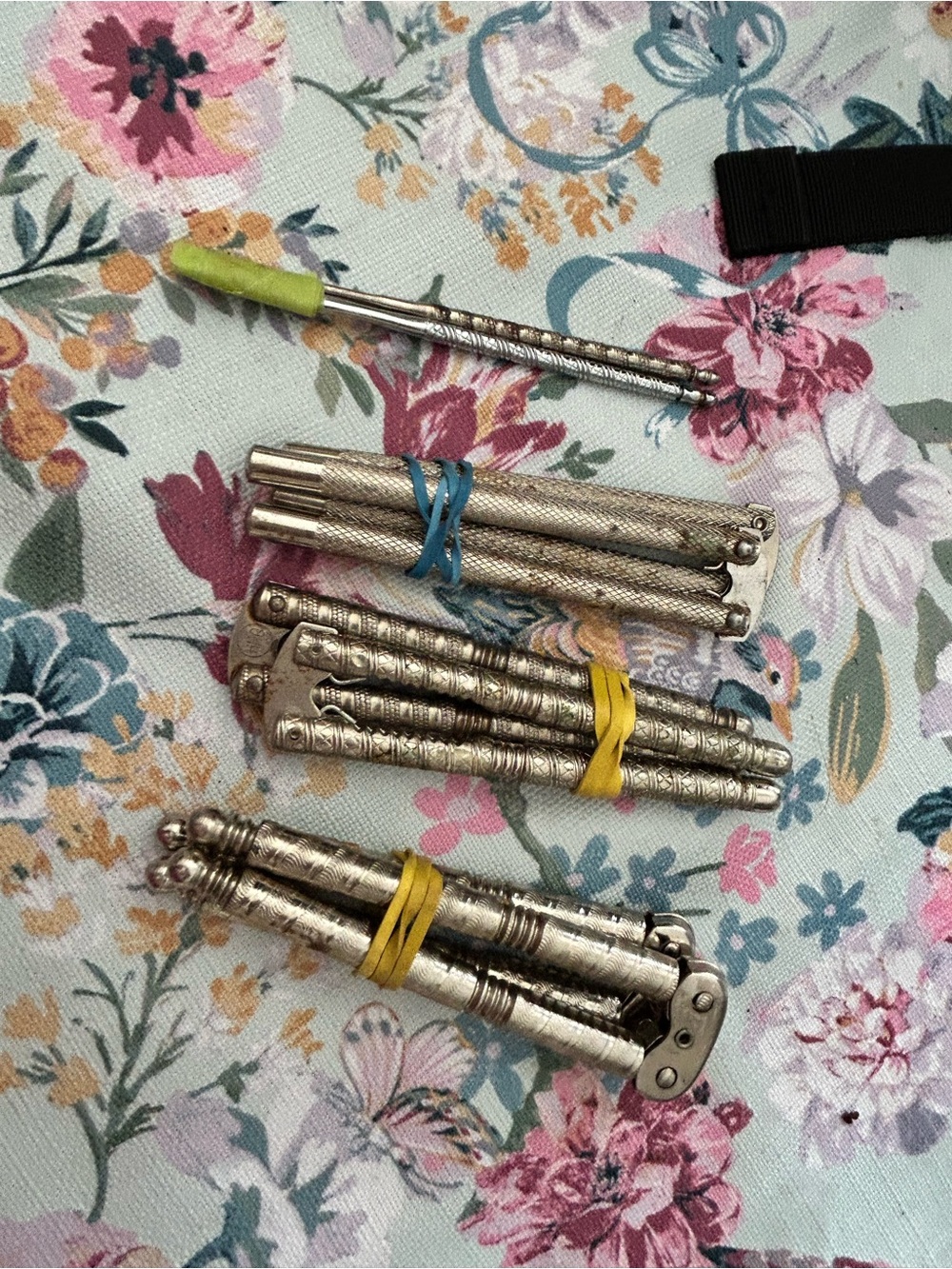 4/$100 Vintage-Style Silver Tone Nut seafood cracker- Set of six